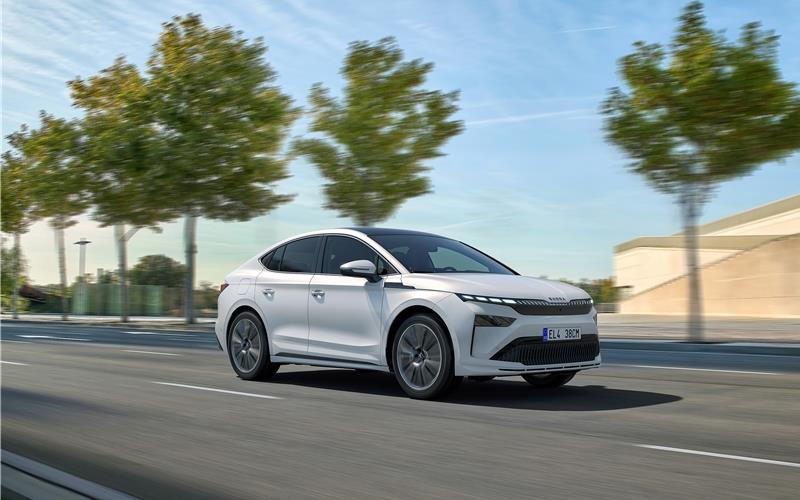 Der neue Škoda Enyaq wartet mit einer umfangreicheren Serienausstattung auf. GB-Foto: Škoda Auto