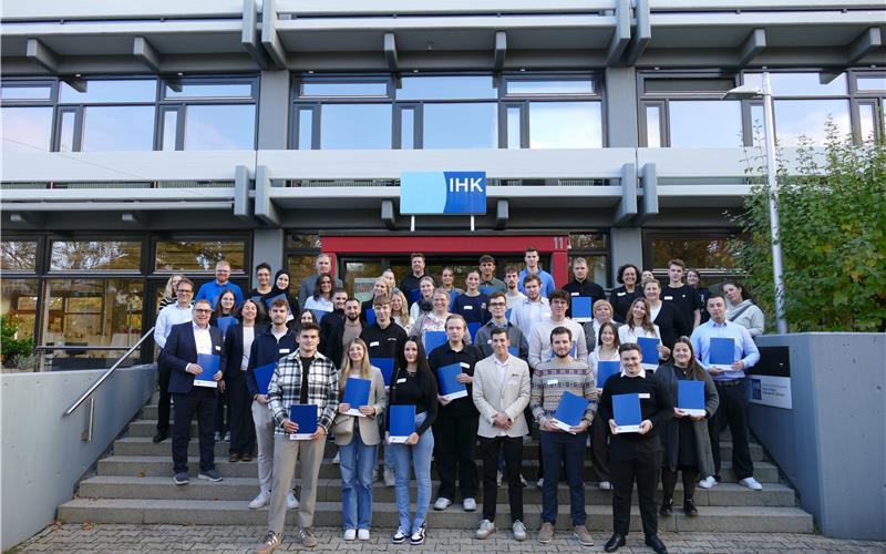 Die Ausbildungsbotschafter engagierten sich bei zahlreichen Schuleinsätzen. GB-Foto: gb