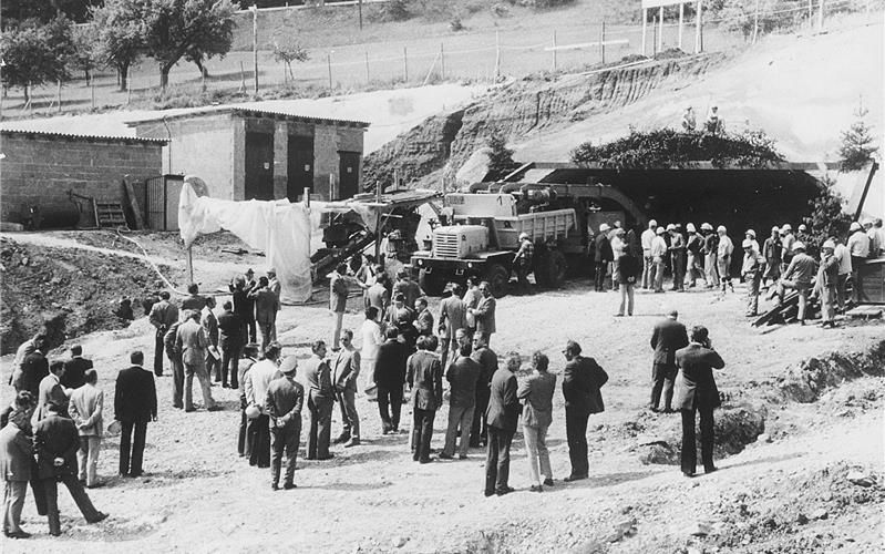 Die Bauzeit des Schönbuchtunnels betrug 48 Monate