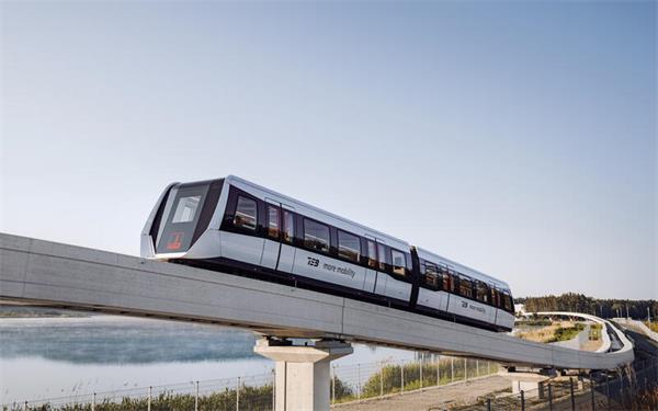 Die Bögl-Magnetbahn fährt bislang nur auf Teststrecken. GB-Foto: Bögl
