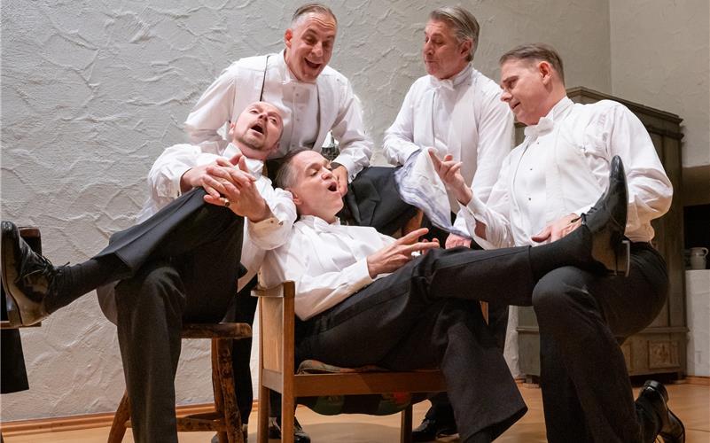 Die Comedian Harmonists Forever spüren ihren Vorbildern historisch akkurat nach. GB-Foto: Vecsey