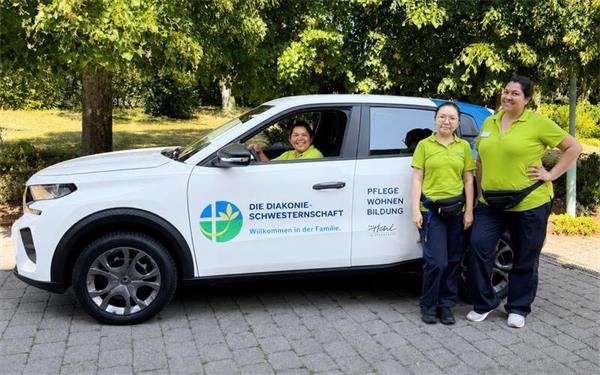Die Diakonieschwesternschaft Mobil wird um ein E-Auto erweitert