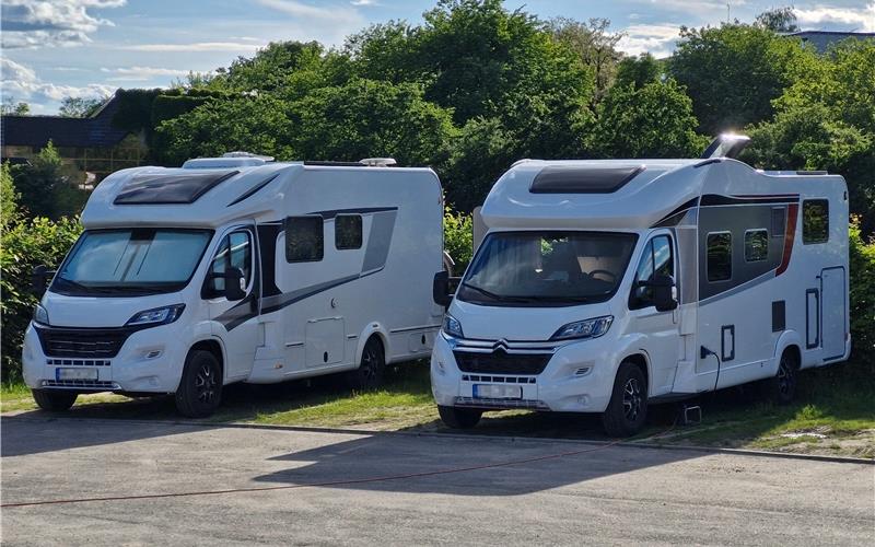 Die Digitalisierung erleichtert das Zahlen der Parkgebühren auf dem Wohnmobilstellplatz. GB-Foto: gb