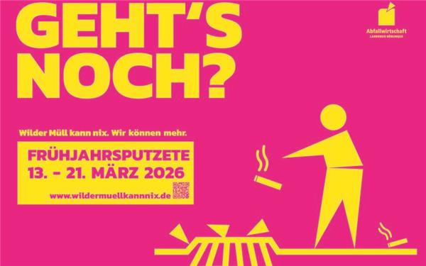 Die Frühjahrsputzete erstreckt sich vom 13. bis 21. März. GB-Foto: gb