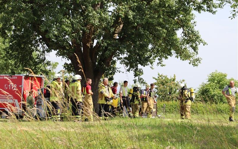 Weiterer Brand entfacht Die Gäufeldener Feuerwehr musste am Wochenende zweimal ausrücken. GB-Foto: SDMG
