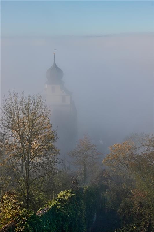 Die Glucke von Herrenberg im Herbstnebel... Von Anne Biedermann aus Herrenberg.