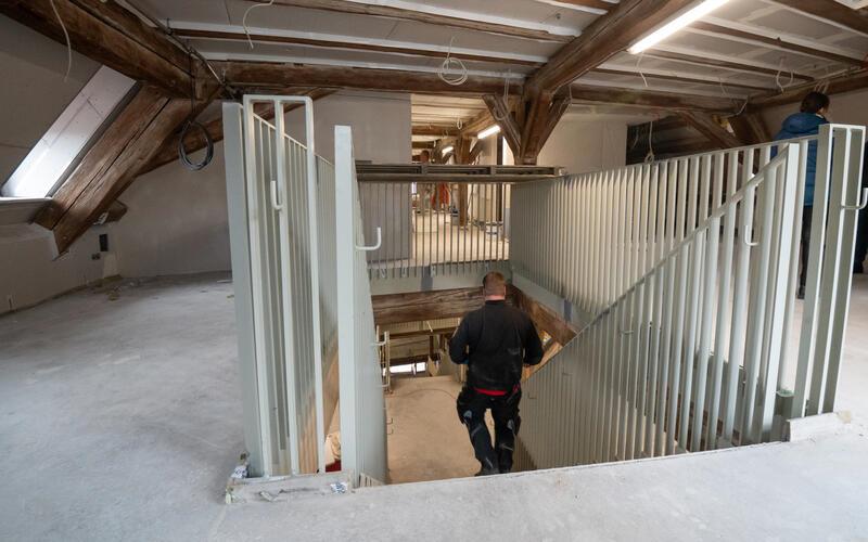 Die Großbaustelle Fruchtkasten öffnet am Sonntag für Besucher ihre Türen.GB-Foto (Archiv): Vecsey