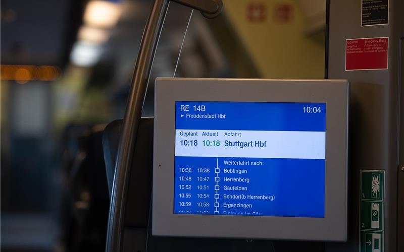 Fehlende Attraktivität und Abwärtsspirale Die Kappung der Gäubahn ist auch eine Frage des Zeitplans, wann der Tiefbahnhof in Betrieb gehen wird. GB-Foto (Archiv): Schmidt