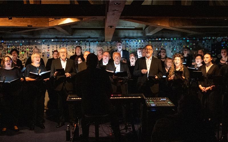 Die „Kelter Voices“ kommen gut an. Ihr Bestreben, sich stets weiterzuentwickeln und sich Modernisierungsschüben nicht zu verschließen, scheint sich auszuzahlen.  GB-Foto: Schmidt