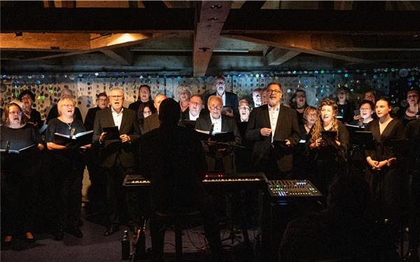 Die „Kelter Voices“ kommen gut an. Ihr Bestreben, sich stets weiterzuentwickeln und sich Modernisierungsschüben nicht zu verschließen, scheint sich auszuzahlen.  GB-Foto: Schmidt