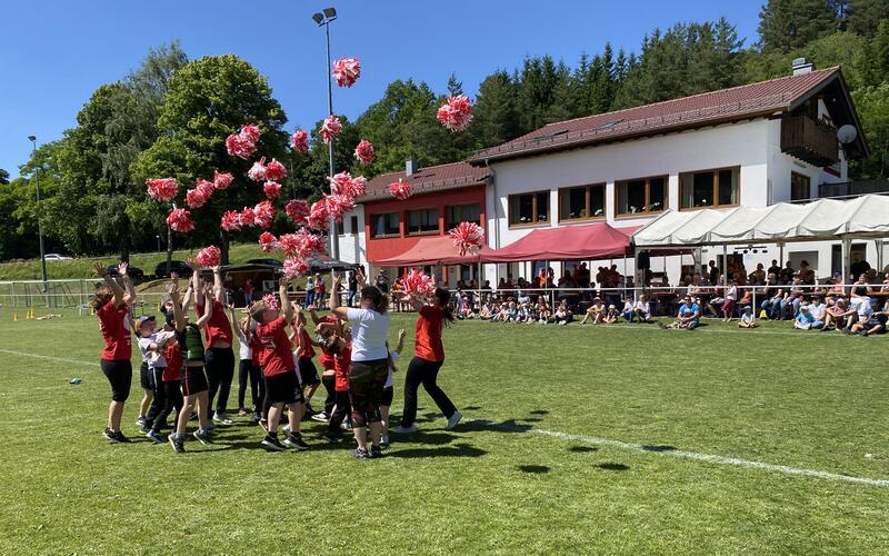 Die Kinder hatten jede Menge Spaß beim SV Gültlingen. GB-Foto: gb