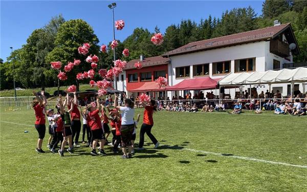 Die Kinder hatten jede Menge Spaß beim SV Gültlingen. GB-Foto: gb