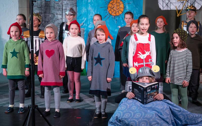 Die Kinder probten über ein halbes Jahr für die Aufführungen. GB-Foto: Schmidt