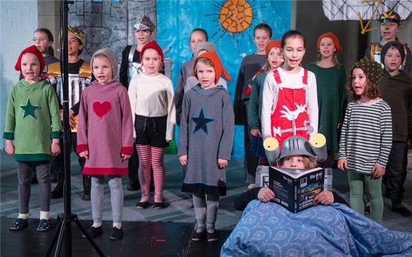 Die Kinder probten über ein halbes Jahr für die Aufführungen. GB-Foto: Schmidt