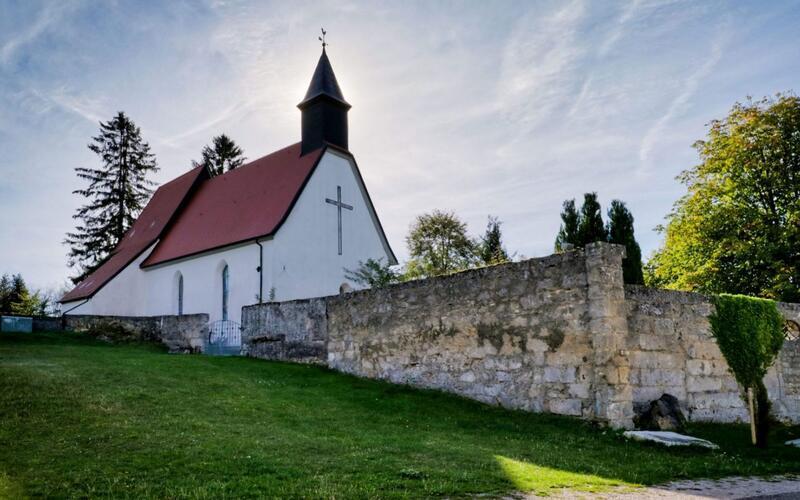 Die Kirche von Gruorn. GB-Foto: Tourismus BW