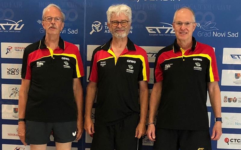 Die Kreisvertreter (v. li.) Olaf Kath, Gerd Arnold und Rainer Stolz. GB-Foto: gb