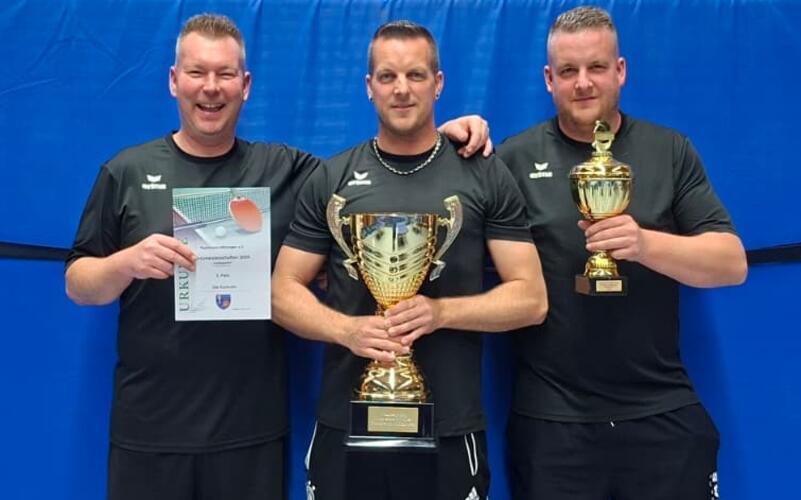 „Die Kuckucks“ aus Haiterbach holten im Finale gegen „Netzroller United“ noch einen 1:2-Rückstand zum 4:2-Sieg auf.GB-Foto: gb