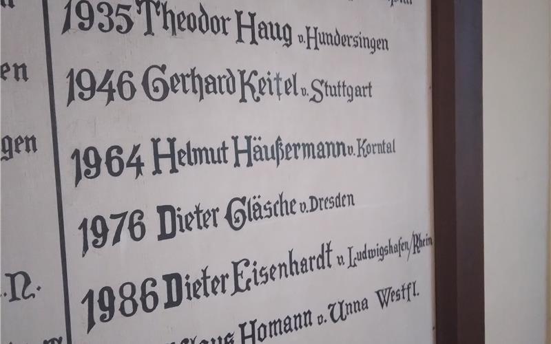 Die Liste der „regulären“ Herrenberger Dekane endet mit Eberhard Feucht. GB-Foto: gb