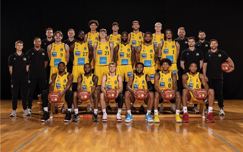 5. Türchen: Eintrittskarten für Spitzen-Basketball Die MHP Riesen Ludwigsburg spielen ind er Bundesliga oben mit und sind in der Champions League erfolgreich. GB-Foto: gb