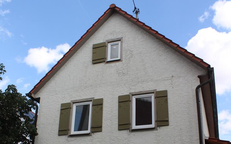 Die Mietwohnung im Obergeschoss steht leer.GB-Foto: Schnurr