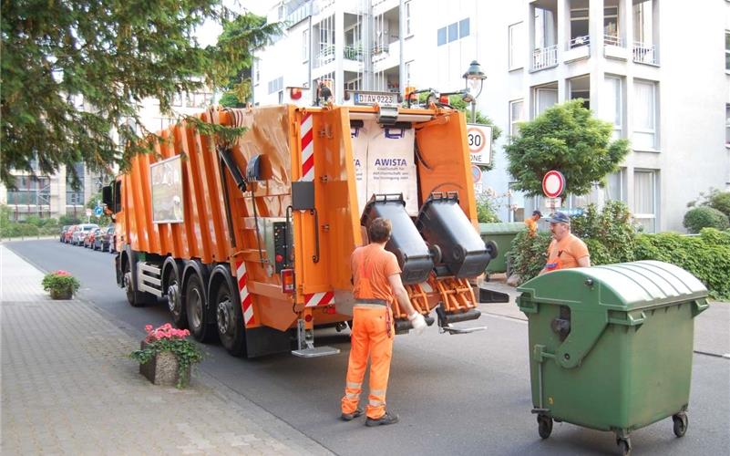 Die Müllabfuhr streikt heuteGB-Foto (Archiv): gb