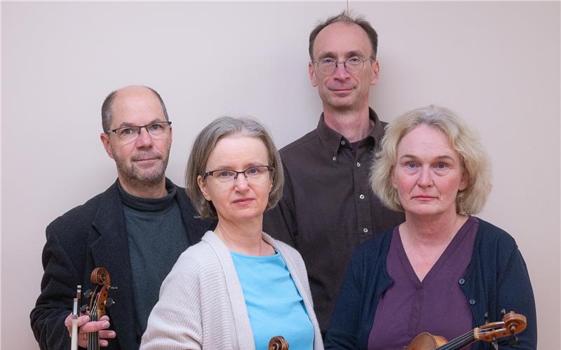 Die Musik verbindet: Wolfgang Welte, Susanne Richter, Malte Borcherding, Magdalene Höfer-Pridzun (von links).GB-Foto: Schmidt