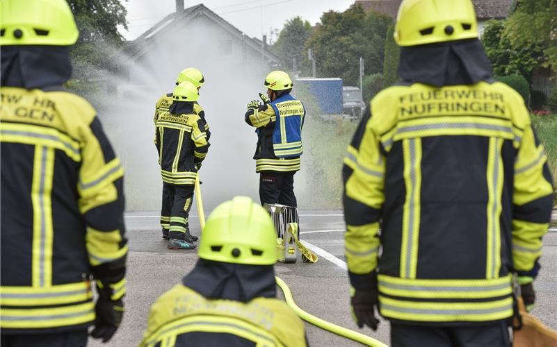 Die Nufringer Feuerwehr erhielt viel Lob, bei der Frauenquote gibt es aber noch „Luft nach oben“. GB-Foto (Archiv): Vecsey