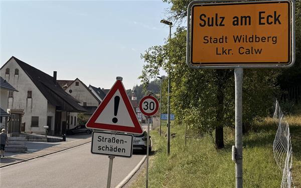Die Ortsdurchfahrt Sulz soll im kommenden Jahr saniert werden – die Gesamtkosten werden mit 7,92 Millionen Euro beziffert. GB-Foto: Uwe Priestersbach