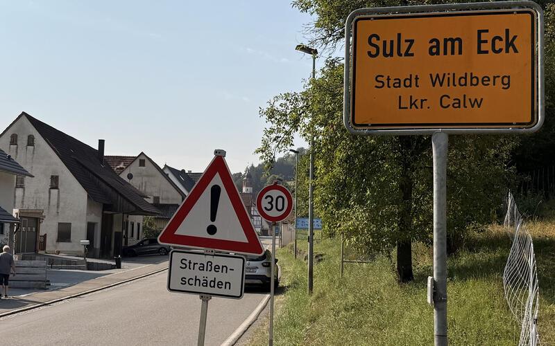 Die Ortsdurchfahrt Sulz soll im kommenden Jahr saniert werden – die Gesamtkosten werden mit 7,92 Millionen Euro beziffert. GB-Foto: Uwe Priestersbach