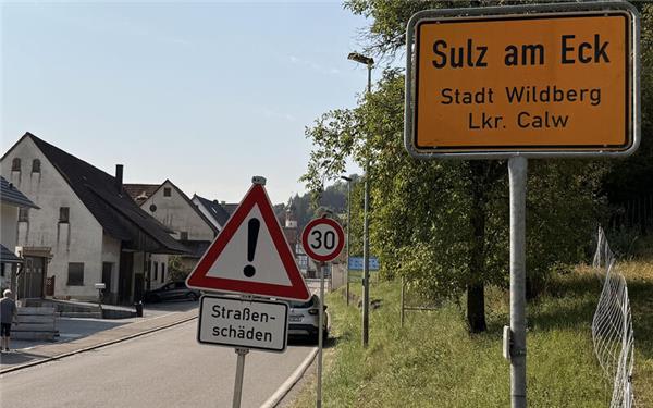 Die Ortsdurchfahrt Sulz soll im kommenden Jahr saniert werden – die Gesamtkosten werden mit 7,92 Millionen Euro beziffert. GB-Foto: Uwe Priestersbach