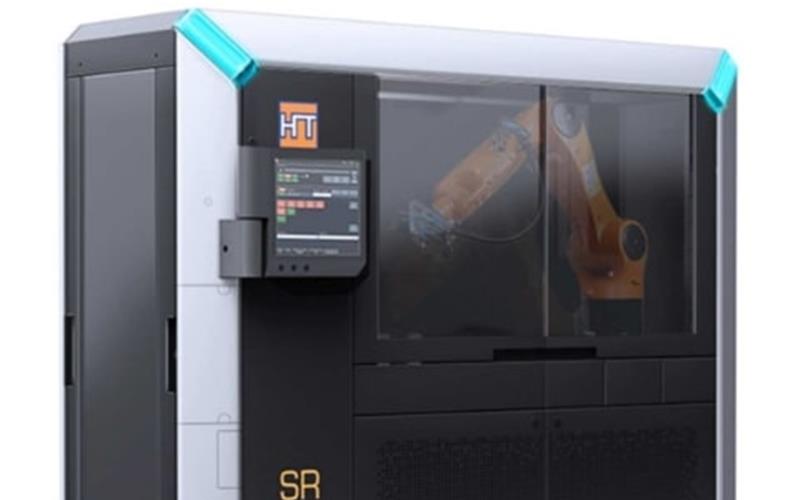 Die Roboterzelle „SRZ“ des Herstellers Handling Tech wurde von „Design Tech“ aus Entringen designt.GB-Foto: gb