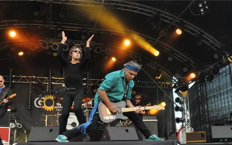 Verlosung: Fast wie bei den Rolling Stones Die Rolling-Stones-Tributeband Bigger Bang kommt am Montag nach Herrenberg GB-Foto: gb