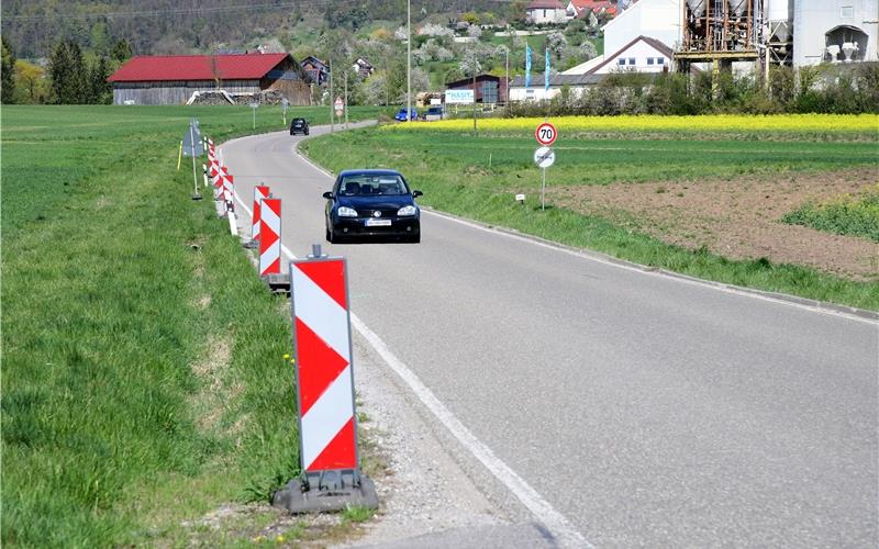 Die Straße zwischen Altingen und Kayh wird saniert