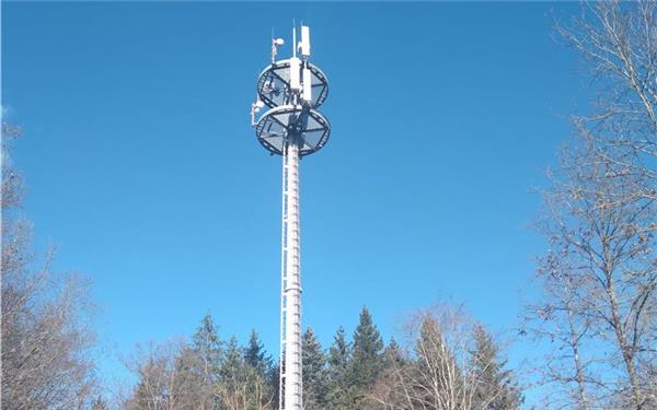 Die Telekom hat einen neune Mobilfunksendemast (Symbolbild) in Betrieb genommen.
