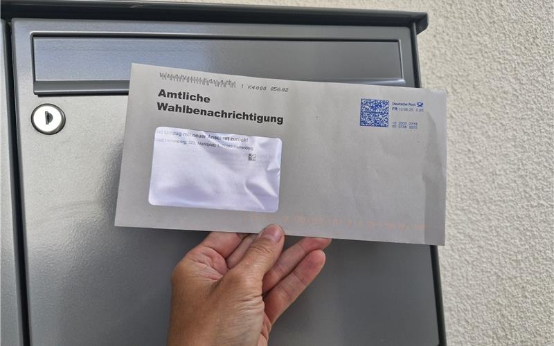 Die Wahlbenachrichtigung zum Bürgerentscheid am 13. Juli wird derzeit versandt. GB-Foto: gb