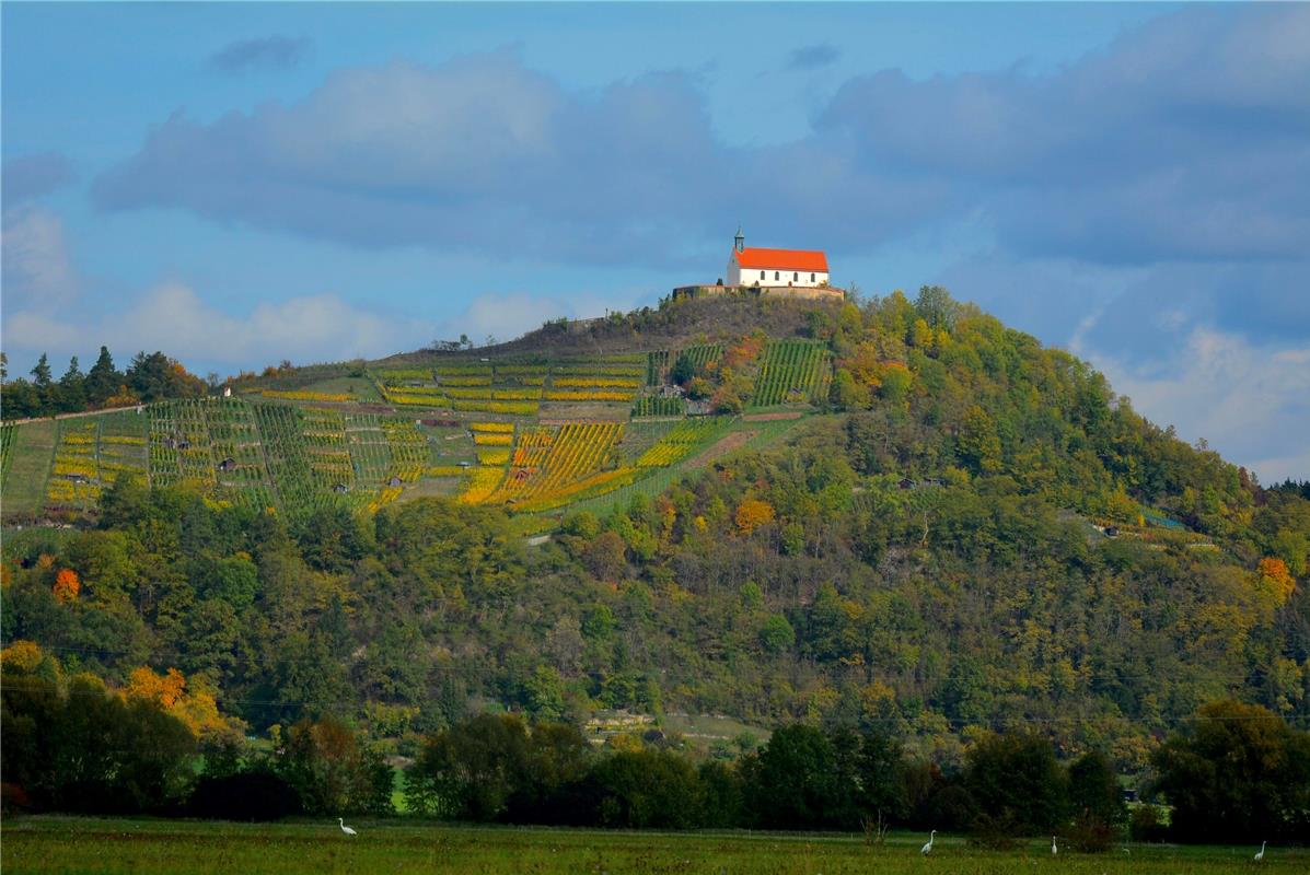 Die Wurmlingerkapelle in den Herbstfarben. Von Eckbert Kaiser aus Hailfingen.
