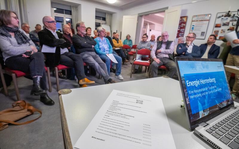 Die am 12. März offiziell gegründete Energie Herrenberg wird in der Quartiersversammlung im Klosterhof neben vielen anderen Themen vorgestellt.GB-Foto: Vecsey