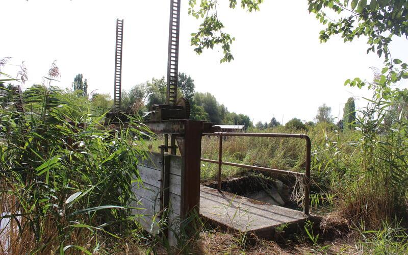 Die einstige Aufspaltung der Ammer in zwei Kanäle verursacht heutzutage Probleme. GB-Foto: Schnurr