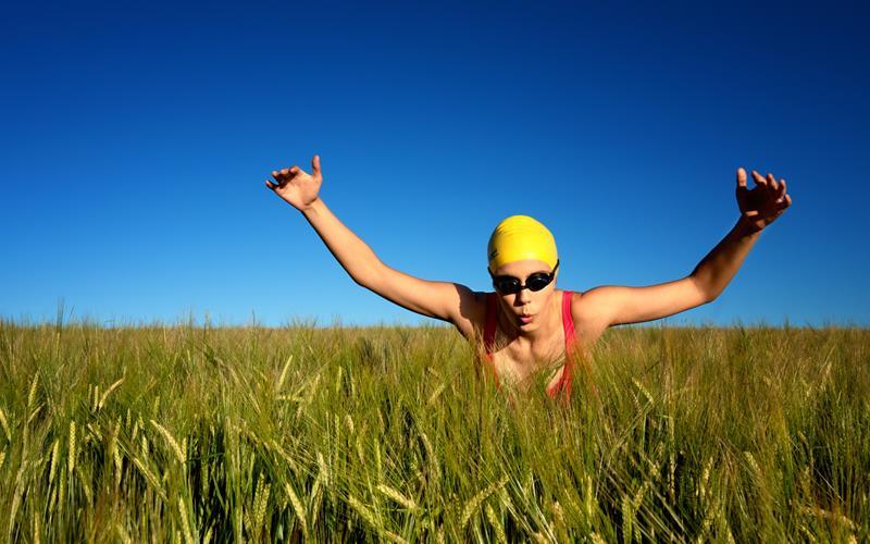 Die kleine Werkschau verdeutlicht die fotografische Fantasie. GB-Foto: Vecsey