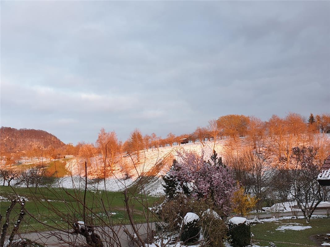 Die letzten Sonnenstrahlen am Katzenbuckel in Kayh, einfach traumhaft. Von Ulrik...