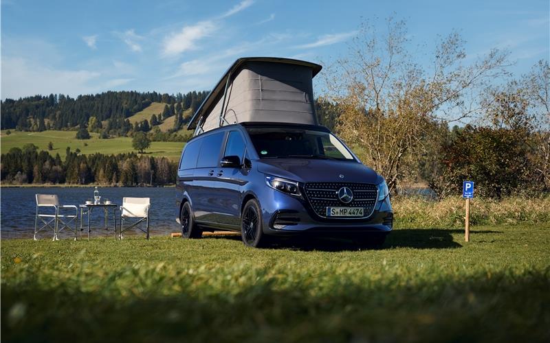 Die neue Mercedes-Benz- V-Klasse: Auch der Marco Polo erscheint in einem neuen Design.GB-Foto:Mercedes-Benz AG