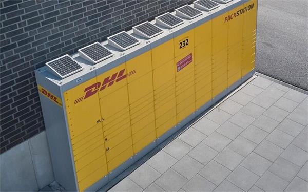 Die neue Packstation wird mit Solarmodulen ausgestattet. GB-Foto: gb