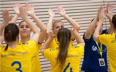 Die neue Sporthalle in Ammerbuch Entringen -   Handball Frauen SG Nebringen Reusten gegen Betzingen   Steffi Halm   2 / 2020 Foto: Schmidt