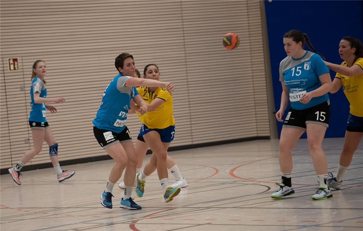 Die neue Sporthalle in Ammerbuch Entringen -   Handball Frauen SG Nebringen Reus...