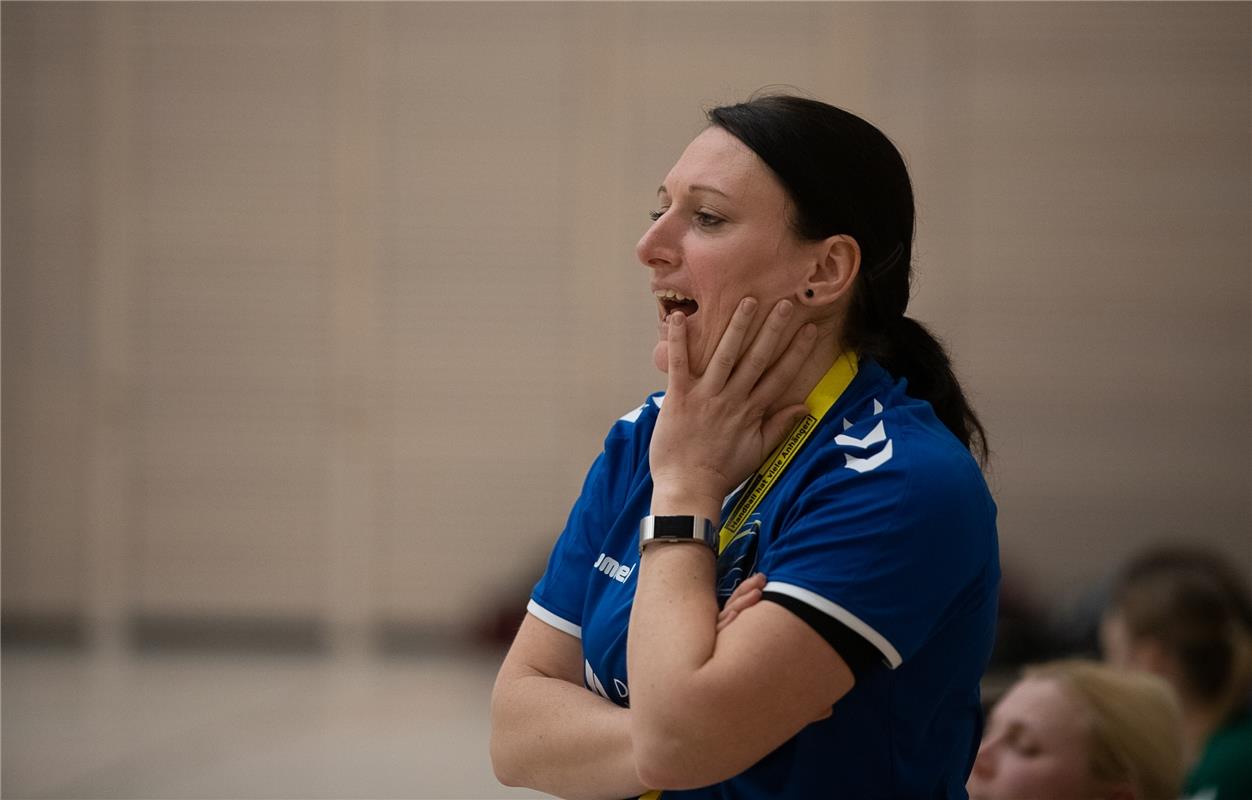 Die neue Sporthalle in Ammerbuch Entringen -   Handball Frauen SG Nebringen Reus...