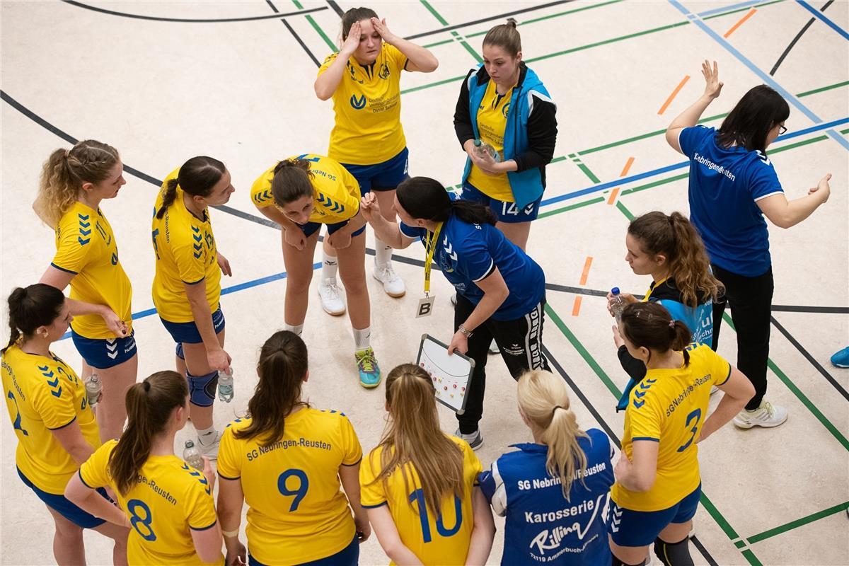 Die neue Sporthalle in Ammerbuch Entringen -   Handball Frauen SG Nebringen Reus...