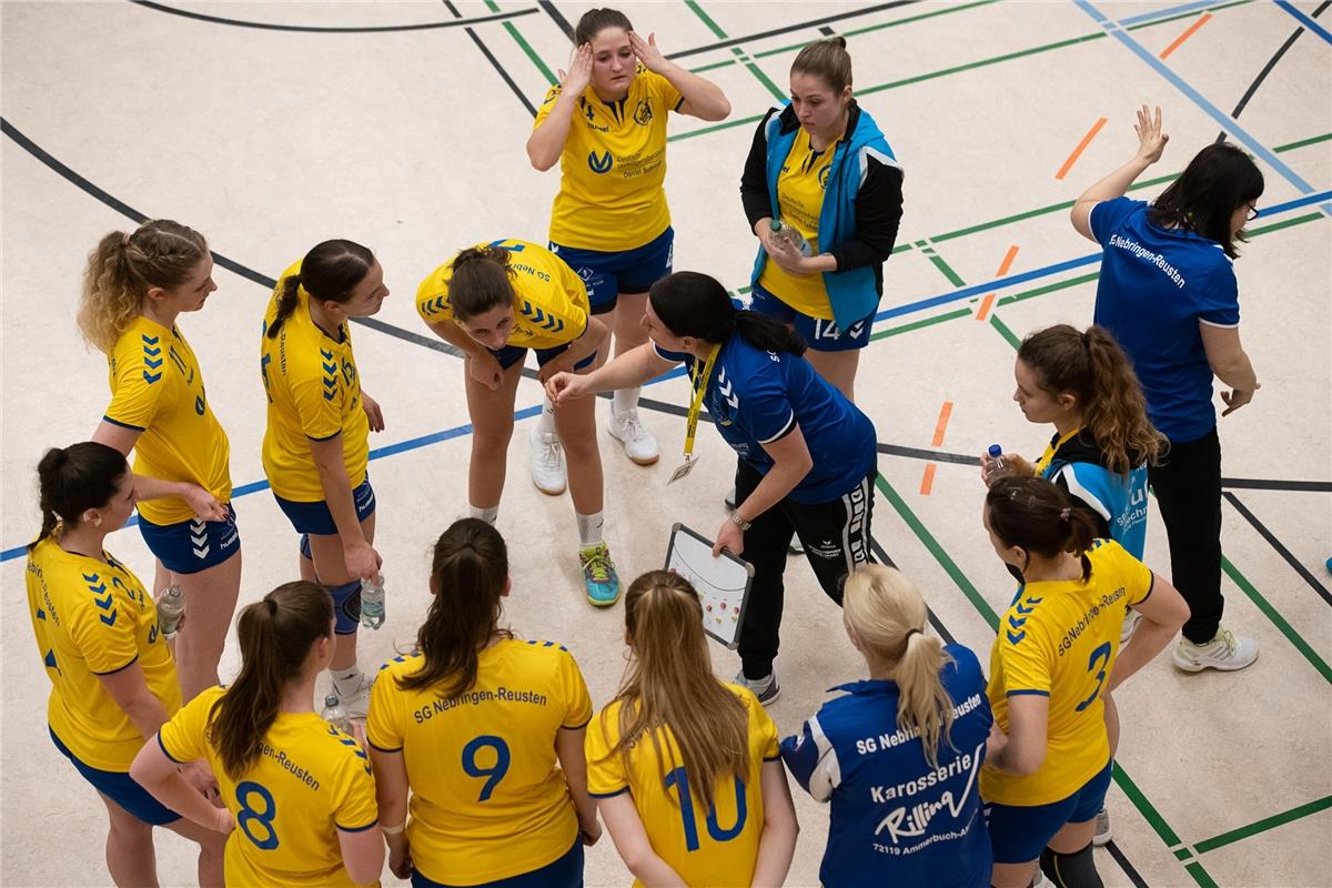 Die neue Sporthalle in Ammerbuch Entringen -   Handball Frauen SG Nebringen Reus...