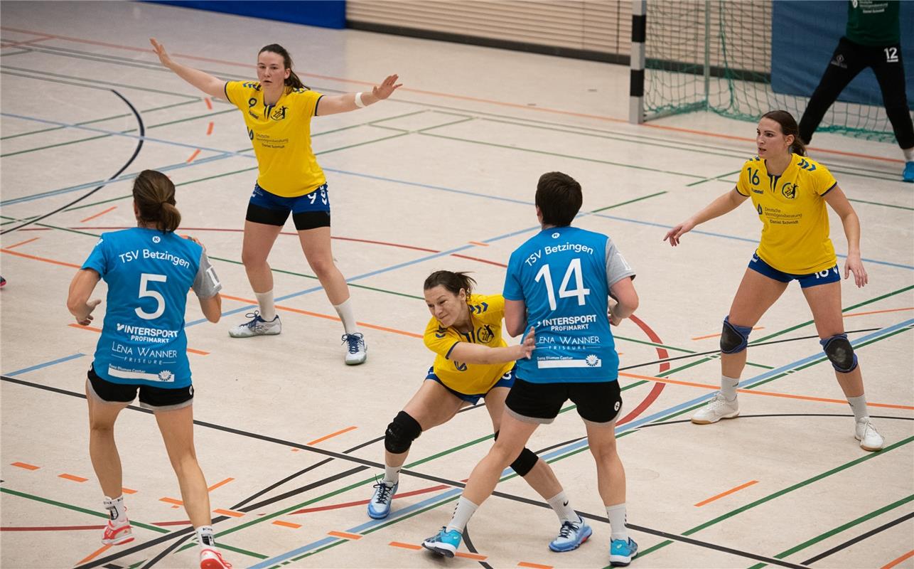 Die neue Sporthalle in Ammerbuch Entringen -   Handball Frauen SG Nebringen Reus...