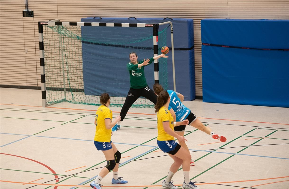 Die neue Sporthalle in Ammerbuch Entringen -   Handball Frauen SG Nebringen Reus...