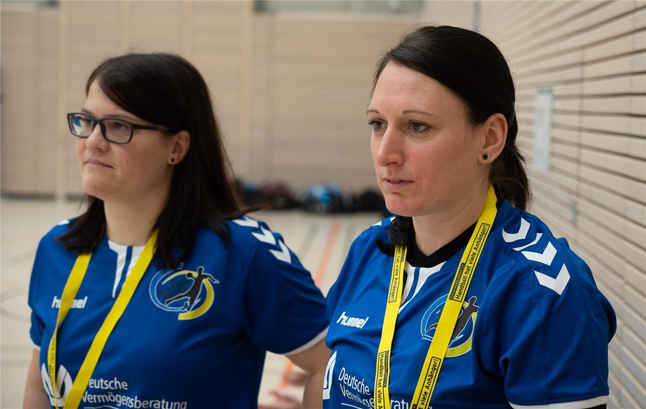 Die neue Sporthalle in Ammerbuch Entringen -   Handball Frauen SG Nebringen Reus...